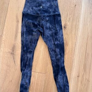 Lululemon Align Black Tie-Dye Leggings